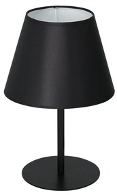 Stolná lampa ARDEN 1xE27/60W/230V pr. 20 cm čierna/biela