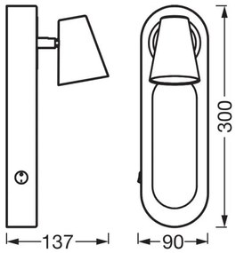 Ledvance - LED Nástenné bodové svietidlo DECOR NEPTUNE LED/13W/230V