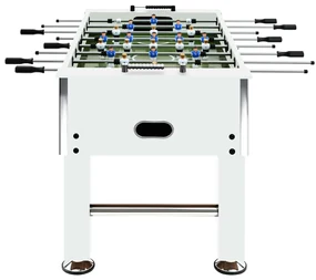 Stolný futbal oceľ 60 kg 140x74,5x87,5 cm biely