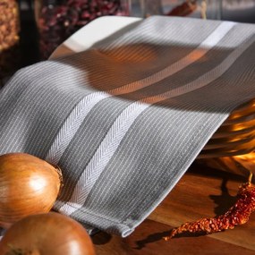 Sada kuchynských utierok OLIVIA 10 strieborná