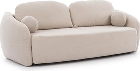 Rozkladacia pohovka Latina - tmavobéžové buklé Lambi 9