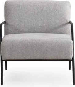 Křeslo Eti šedé/černé