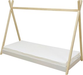 XXXLutz DOMČEKOVÁ POSTEĽ, 90/200 cm biela, farba smreka MID.YOU - Detské izby - 001129001301