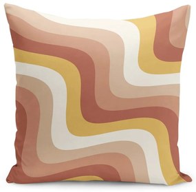 Obliečka na vankúš 43x43 cm Creamy Strawberry Swirl – Mila Home