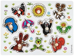 Detoa Drevené vkladacie puzzle Krtko veľké