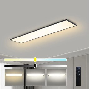 Brilagi - LED stmievateľné svietidlo SLIMFRAME LED/58W/230V 120x30 cm čierne + DO