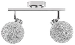 Toolight - Stropná lampa Glamour 2xE27 60W APP671-2C, chrómová OSW-05641