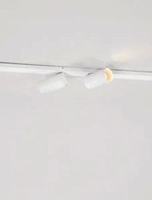 Minimalistické bodové svietidlo Oso 6 Biela