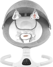 Detské hojdacie kreslo Astrid 35 sivé