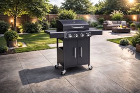 Plynový gril BestBerg BBBQ-28SB / 5 horákov / 14,4 kW / čierna