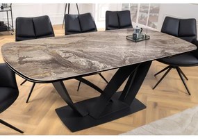 Rozkladací jedálenský stôl 45178 180/220/260 x 90cm Taupe Ceramik  - Komfort-nábytok
