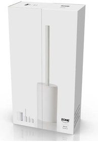 Biela porcelánová WC kefa Zone Solo White