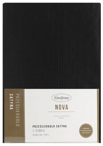 MAKOSATÉNOVÉ PRESTIERADLO NOVA 180X200 CM, VÝŠKA 30 CM ČIERNE