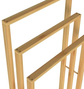 InternetovaZahrada Bambusový držiak na uteráky 40x24x82 cm