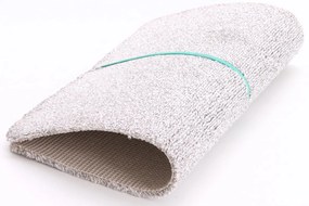 Spoltex, Koberec metráž Ester / 74 Bielo šedá, na mieru, šíře 4m,5m, biela, šedá, ab (mriežka), chodba / predsieň