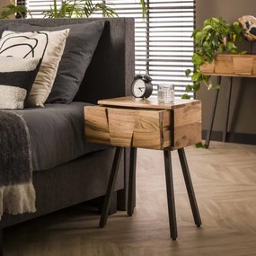 Nočný stolík 21-16 Demn Drevo Acacia  - Komfort-nábytok