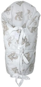 INTERMEDIC SK Obliečka na zavinovačku Teddy 73x73 cm – bavlnená zavinovačka s motívom medvedíkov