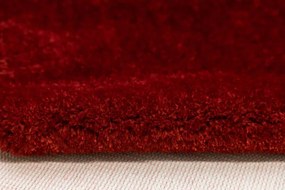 Kúpeľňový koberček Malmo červený, kruh