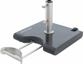 KNIRPS pojazdný podstavec 40 kg - pojazdný žulový stojan pre záhradný slnečník