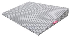 MOTHERHOOD - Vankúš klin CLASSICS 60x45 cm, 0-6 mes. šedá