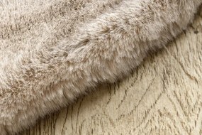 Koberec TEDDY NEW sand 52 béžový, kruh