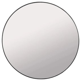 Nástenné zrkadlo s dreveným rámom ø 110 cm Miro – Blomus