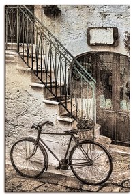 Obraz na plátne - Stará ulica v Taliansku - obdĺžnik 7153FA (90x60 cm  )