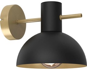 Luminex Nástenná lampa ESTATE MINI 1xE27/15W/230V čierna LU4284