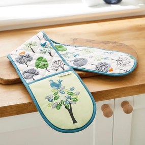Dvojitá bavlnená chňapka Cooksmart ® Forest Birds