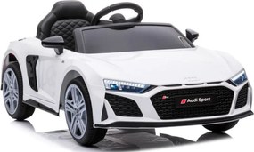 LEAN CARS Elektrické autíčko Audi R8 Lift A300 biele