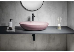 Sapho - Umývadlo na dosku FORMIGO 60x40 cm betón/ružová
