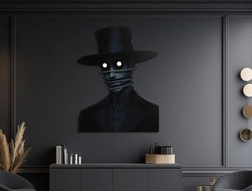 drevko |  Abstraktný obraz Tajomný klobúk  65 x 495 cm