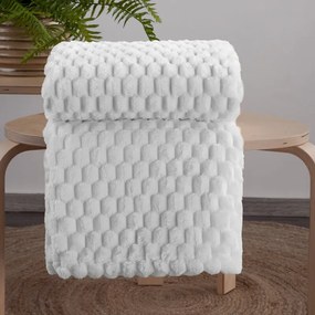 Dekorstudio Deka CINDY6 v bielej farbe Rozmer deky: 170x210cm