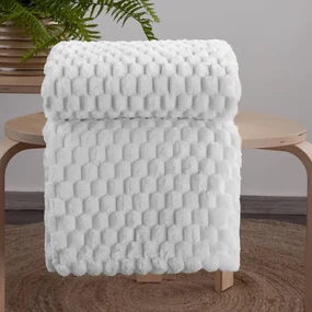 Dekorstudio Deka CINDY6 v bielej farbe Rozmer deky: 170x210cm