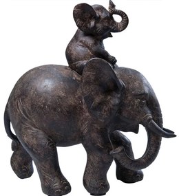 Elefant Dumbo Uno dekorácia hnedá