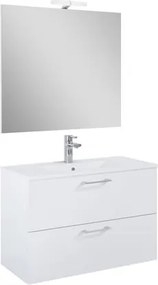 Ceramia Lea kúpeľňová zostava s umývadlom 81,4x55x41,7 cm biela LEASET80B