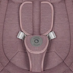 Lionelo - Detské húpacie lehátko s melódiou BLOSSOM Pink Mauve + diaľkové ovládanie