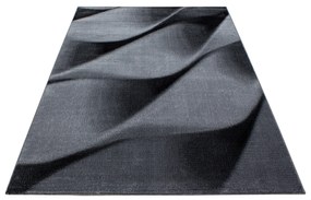 Ayyildiz Kusový koberec PARMA 9240, Čierna Rozmer koberca: 80 x 150 cm