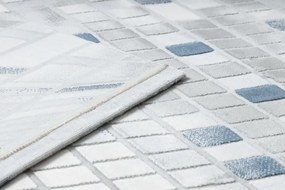 Koberec AKRYL VALS 8375 Geometricky, slonia kosť / sivý