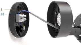 STEINEL 058630 - LED Vonkajšie svietidlo so senzorom SPOT ONE 1xGU10/7W/230V IP44