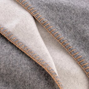 Sivá deka s prímesou vlny 145x200 cm Ahwi – Blomus