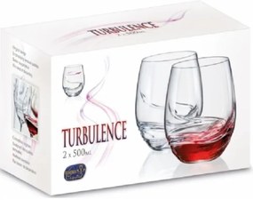 Crystalex Poháre TURBULENCE 500 ml, 2 ks