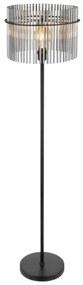Globo 15698S - Stojacia lampa GORLEY 1xE27/60W/230V čierna