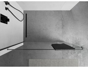 Mexen Mexen, držiak uterákov na stenu sprchovacieho kúta, grafit brúsený, 800-06-66