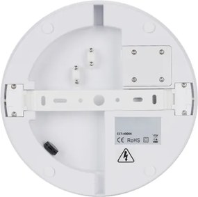Brilagi - LED vonkajšie svietidlo so senzorom BENE LED/24W/230V pr. 26 cm biela IP54
