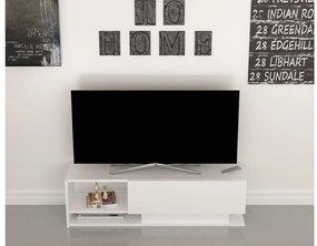 TV stolík/skrinka Damla (biela) . Vlastná spoľahlivá doprava až k Vám domov. 1102065