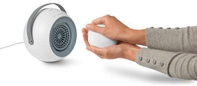 Teplovzdušný ventilátor s odnímateľným ohrievačom rúk