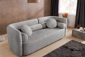 Pohovka ART DECO 200 cm bouclé šedá