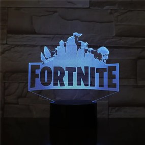 3Dmix 3DL-DRGB044 – 3D LED nočná lampa - Fortnite (Dual RGB)