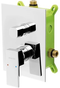 BBatéria sprchová podomietková - s boxom 2 vývodmi, NOBLESS EDGE BOX36051R, 0